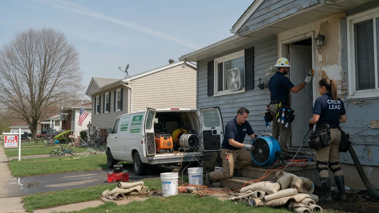 Flood Cleanup in Port Jefferson, OH near me