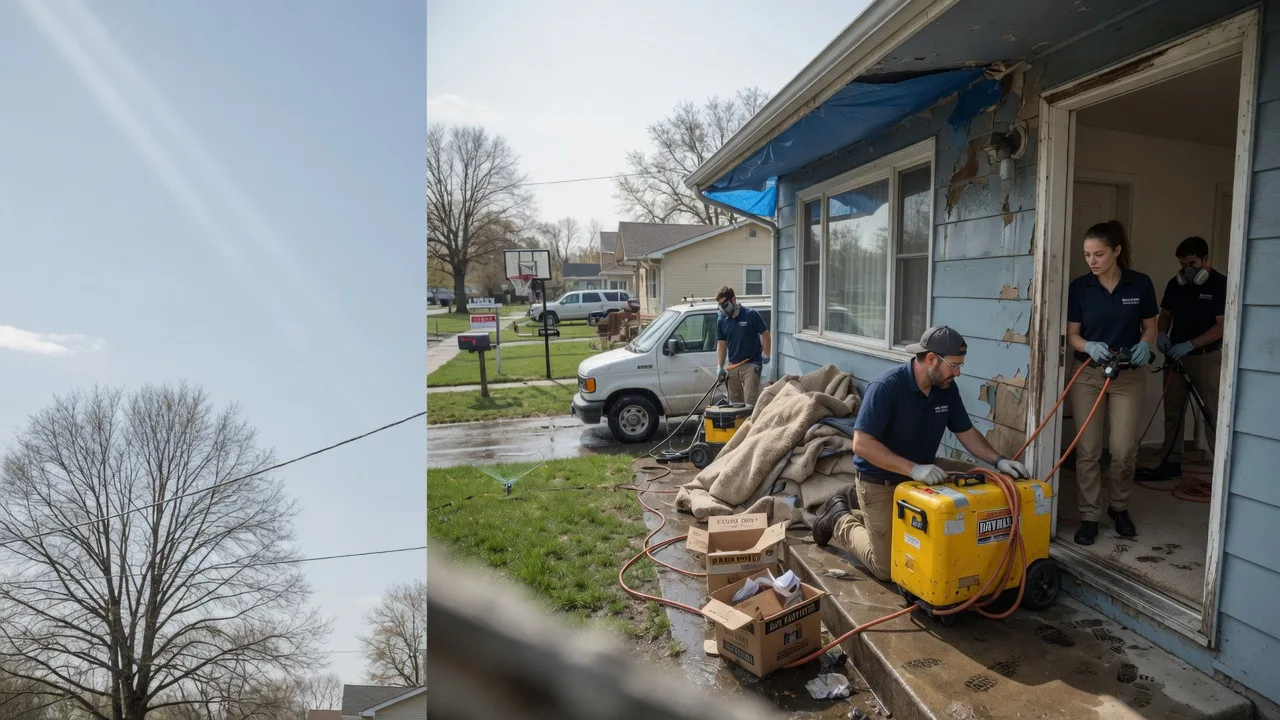 Basement Flood Cleanup in Port Jefferson, OH near me